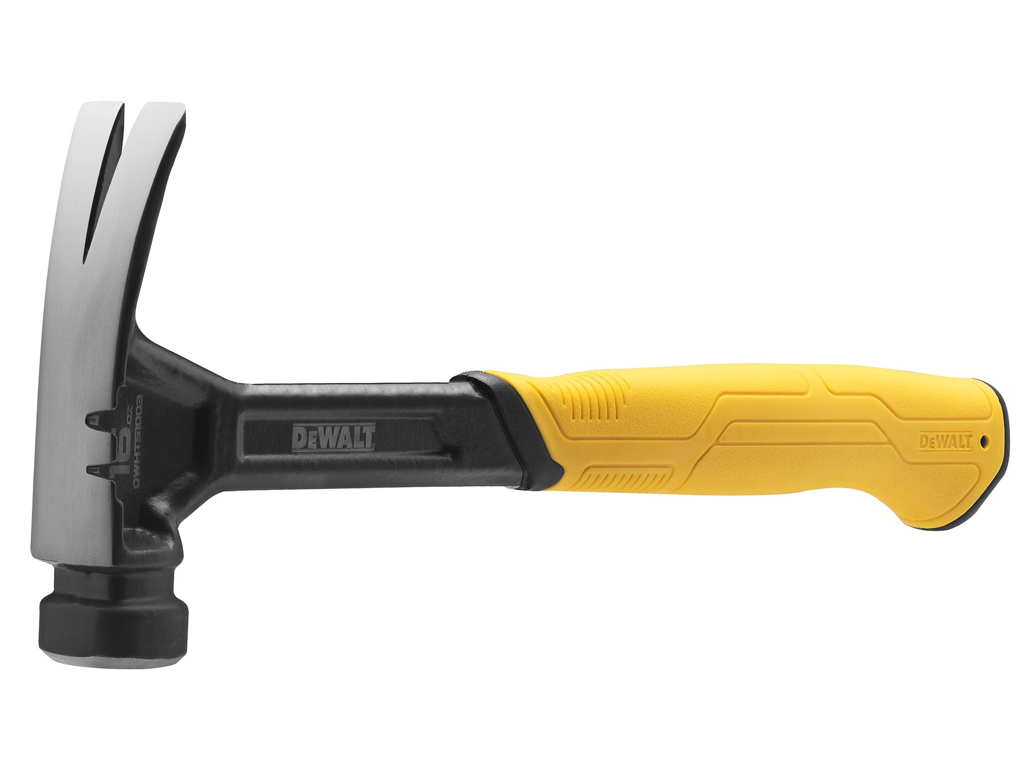 Dewalt Marteau à tête lisse 454 g, construction en acier monobloc et manche en acier épais traité thermiquement pour une durabilité sur tous les chantiers