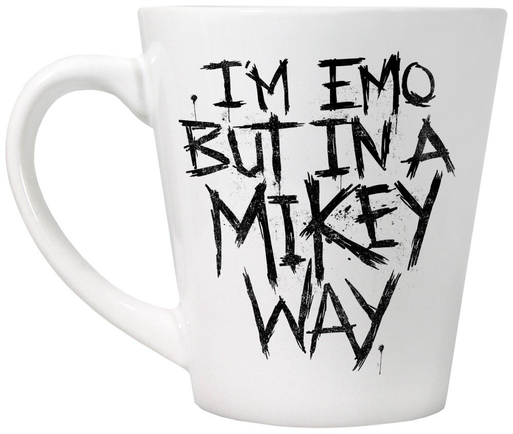 Grindstore White I'm Emo But In A Mikey Way Latte Mug For Tea Or Coffee