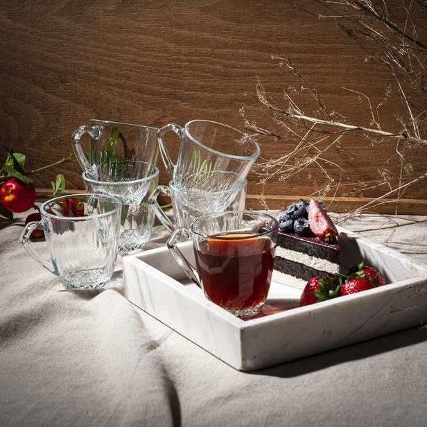 Pasabahce 55733 Mercan 6'lı Çay-Kahve Kupası 160 cc
