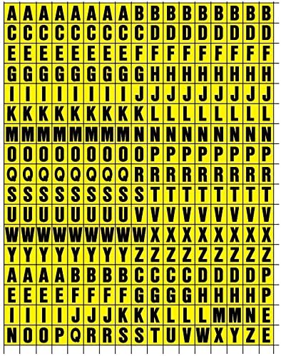 Letras de vinilo adhesivas, números, letras autoadhesivas, letras adhesivas solamente, letras adhesivas para letreros, barcos, números, 1/2 pulgada,
