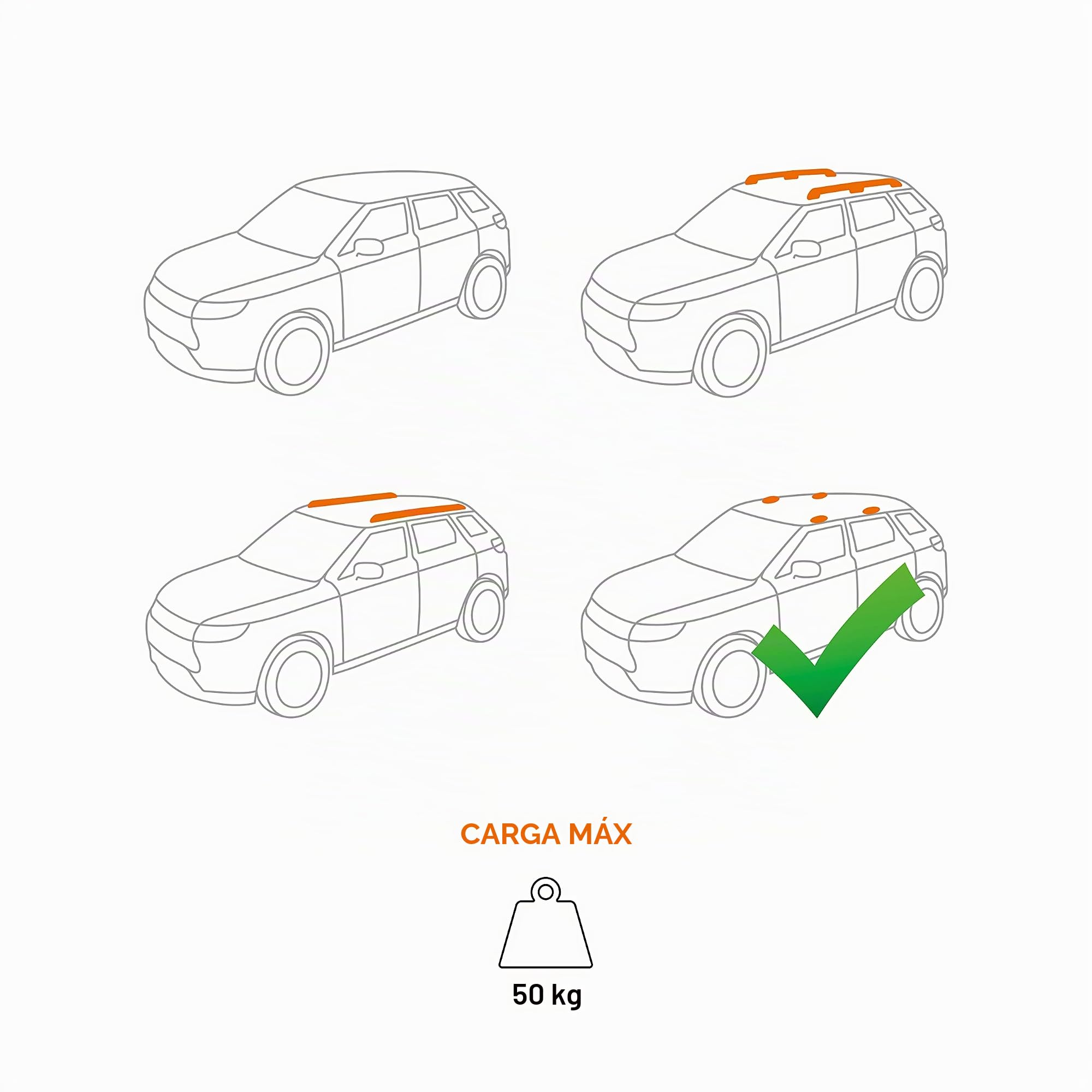 TETRAX Barras portaequipajes coche Mercedes Clase A (W176) 2012 > 2018 Mercedes Clase B (W246) 2012 > 2018