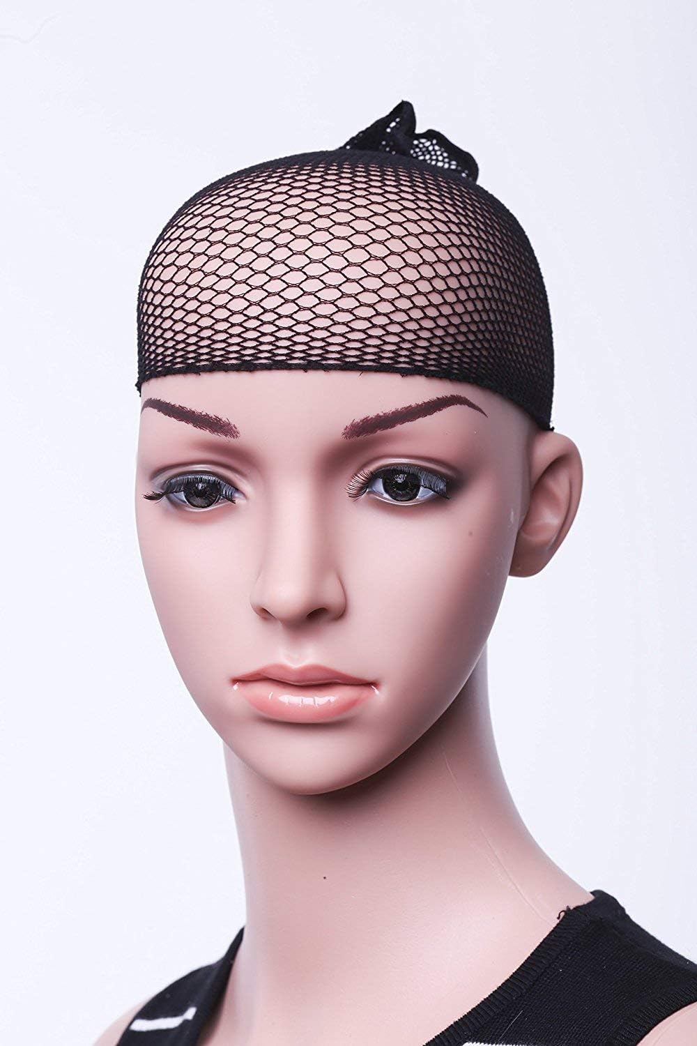 SWACC 10 Inch Short Straight Bob Wig with Bangs Synthetic Colorful Cosplay Daily Party Flapper Wig for Women with Wig Cap (Brown)