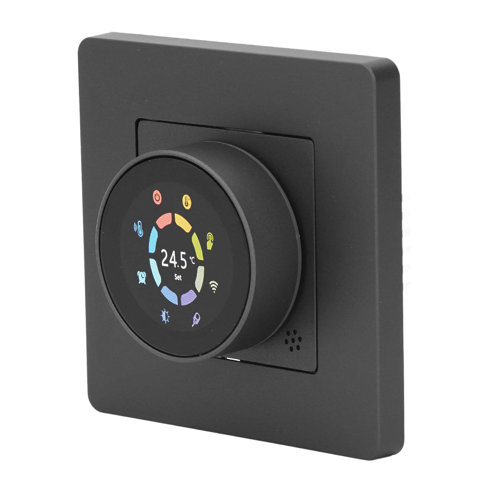 EMUKOEP Control de Calefacción de Retroiluminación Ajustable con Interruptor de Termostato Inteligente Versátil para Hoteles y Oficinas