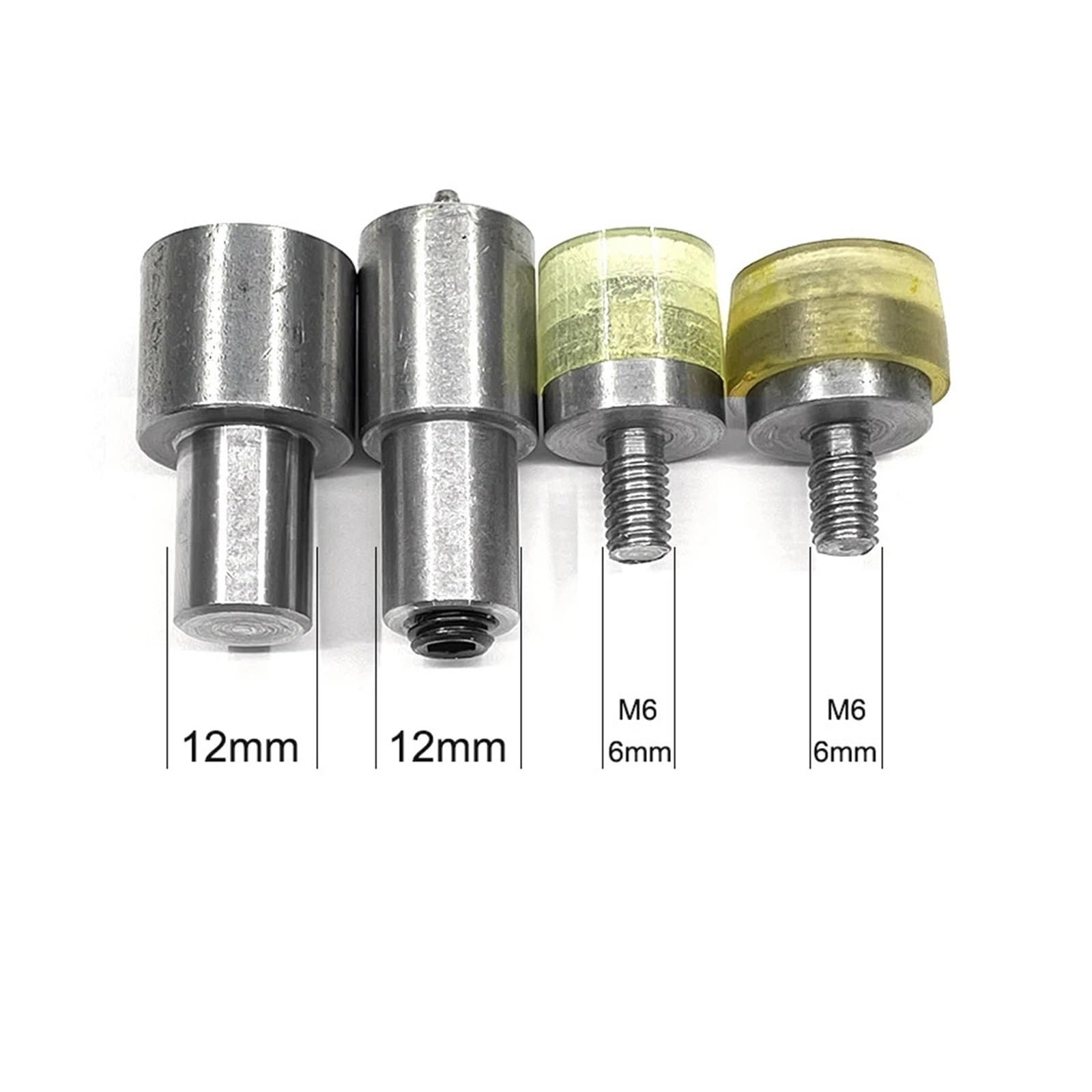 Snap Fasteners Botón Die Molde especial for máquina de botones (12 mm) | Moldes a presión a presión, herramientas de instalación de broches metálicos de 12,5/15 mm(50 sets and molds-03,12.5mm)