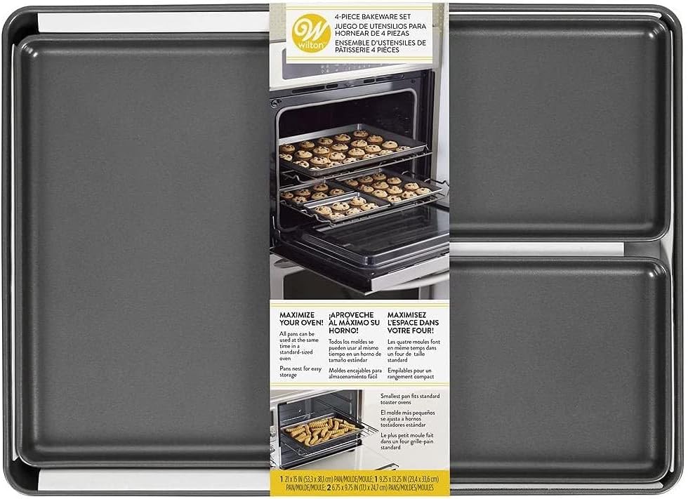 Replacement for Wilton 4-Piece Cookie Sheet Oven Maximizer Baking Set, 2105-0-0514 repair parts