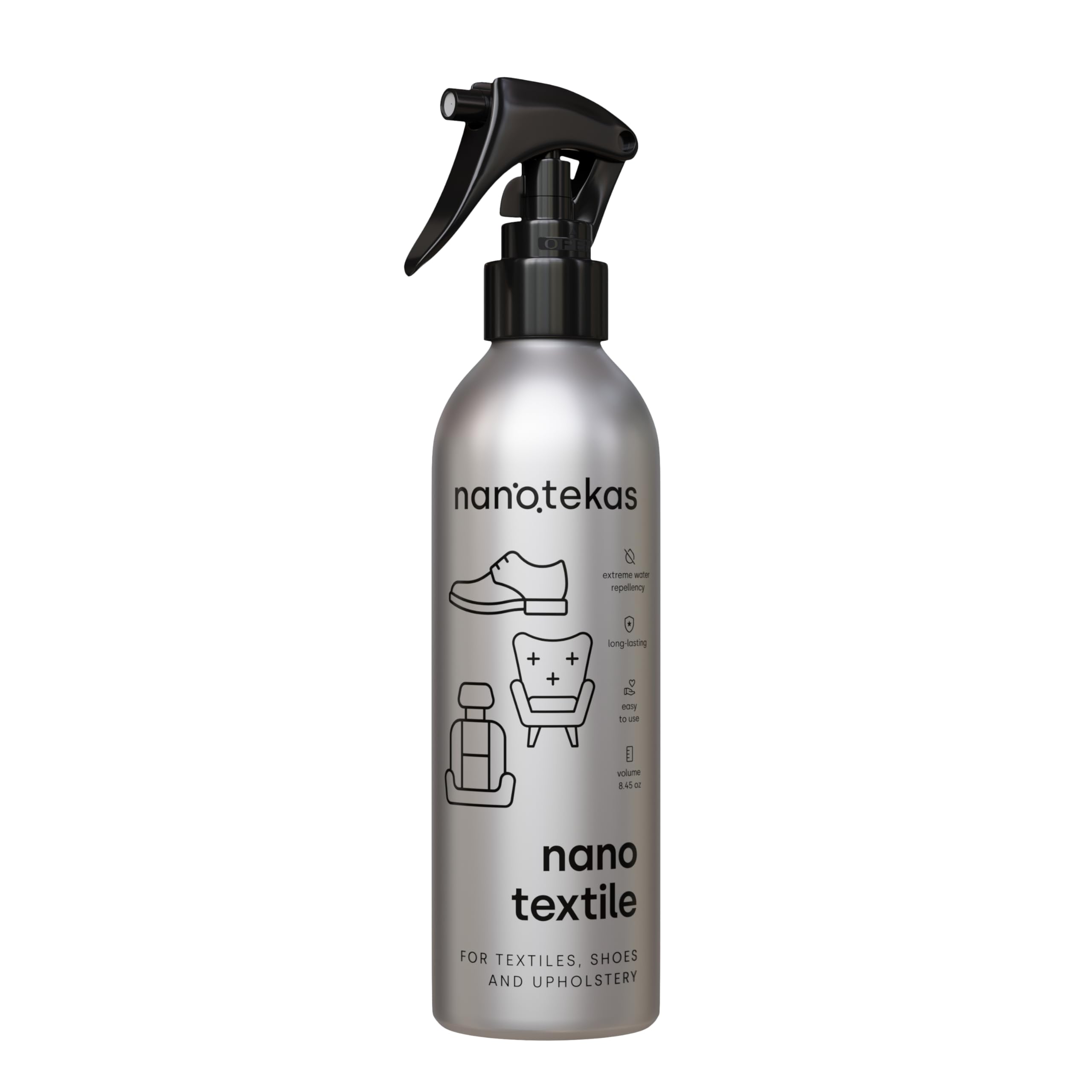 Nanotec Nano Tec ファブリックコーティング テキスタイル用 - 靴、ソファ、カーシート、カーテン、ラグ、身の回り品の保護 - スプレー 250ml