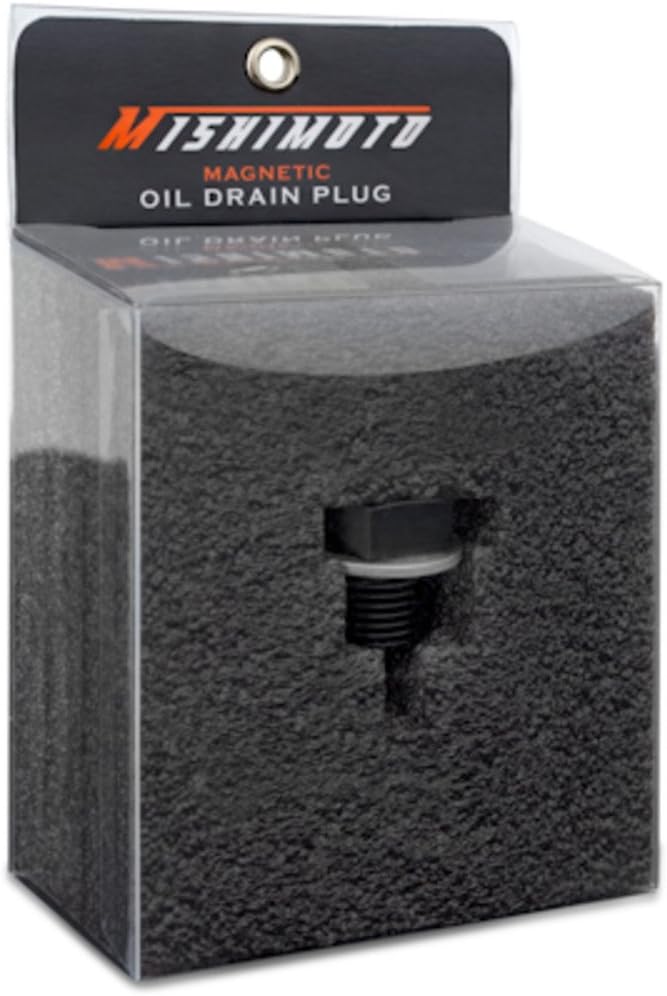 Mishimoto MMODP-1415B Magnetic Oil Drain Plug M14 x 1.5, Black