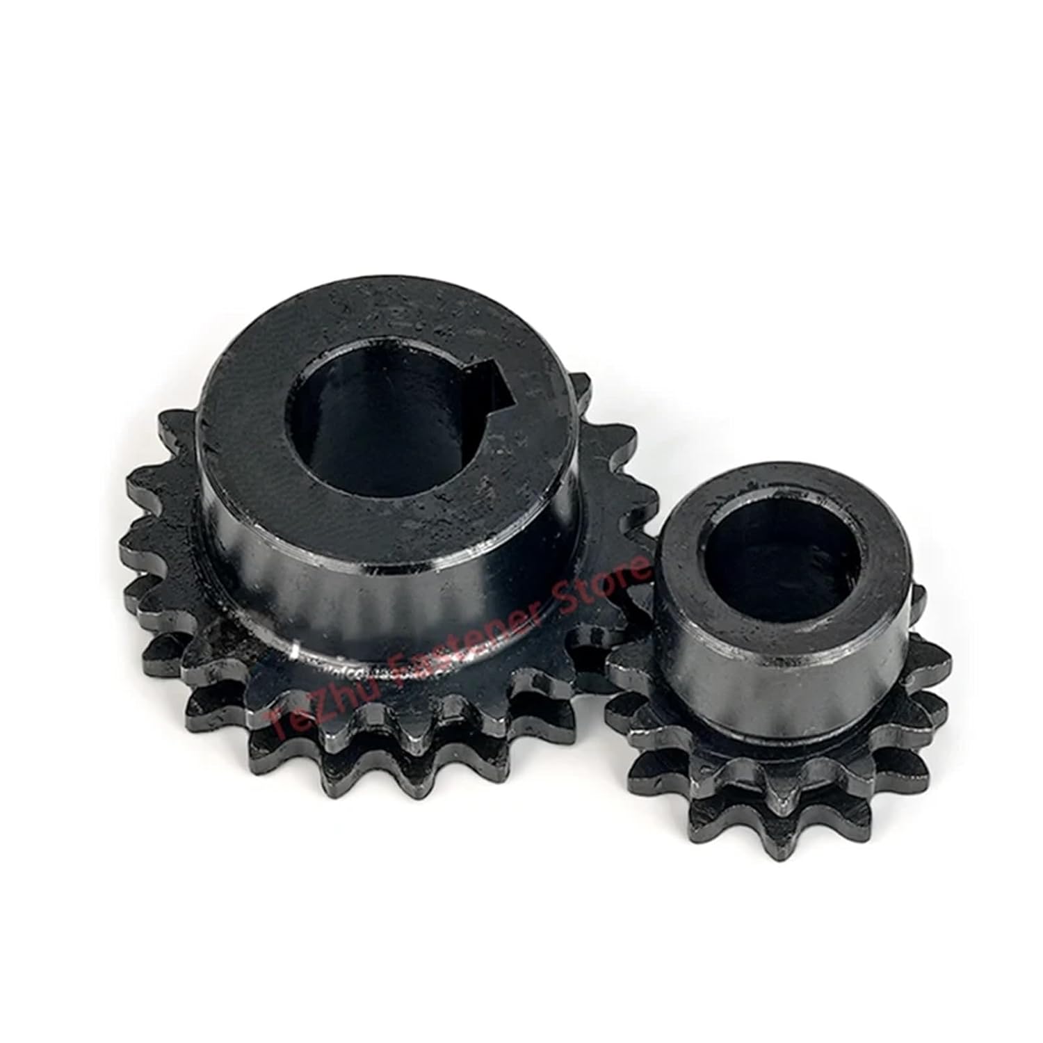 14 15 Teeth 04C 25H Double Sprocket 45# Steel Gear Industrial Drive Wheel Bore 6-15mm 1Pcs(14mm (Groove),15 Teeth)