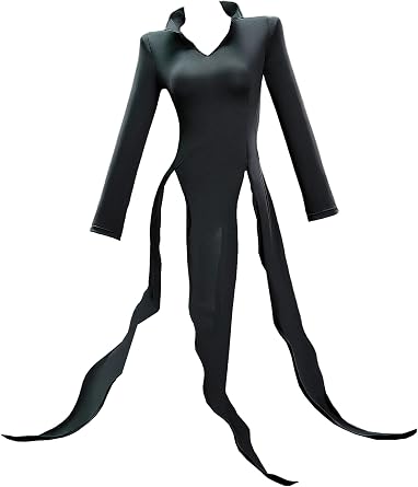 miccostumes Womens Costume Anime Hero Cosplay Black Dress Halloween