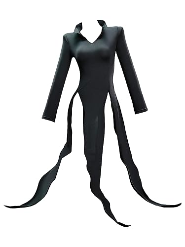miccostumes Women's Costume Anime Hero Cosplay Black Dress Halloween - Black - Large