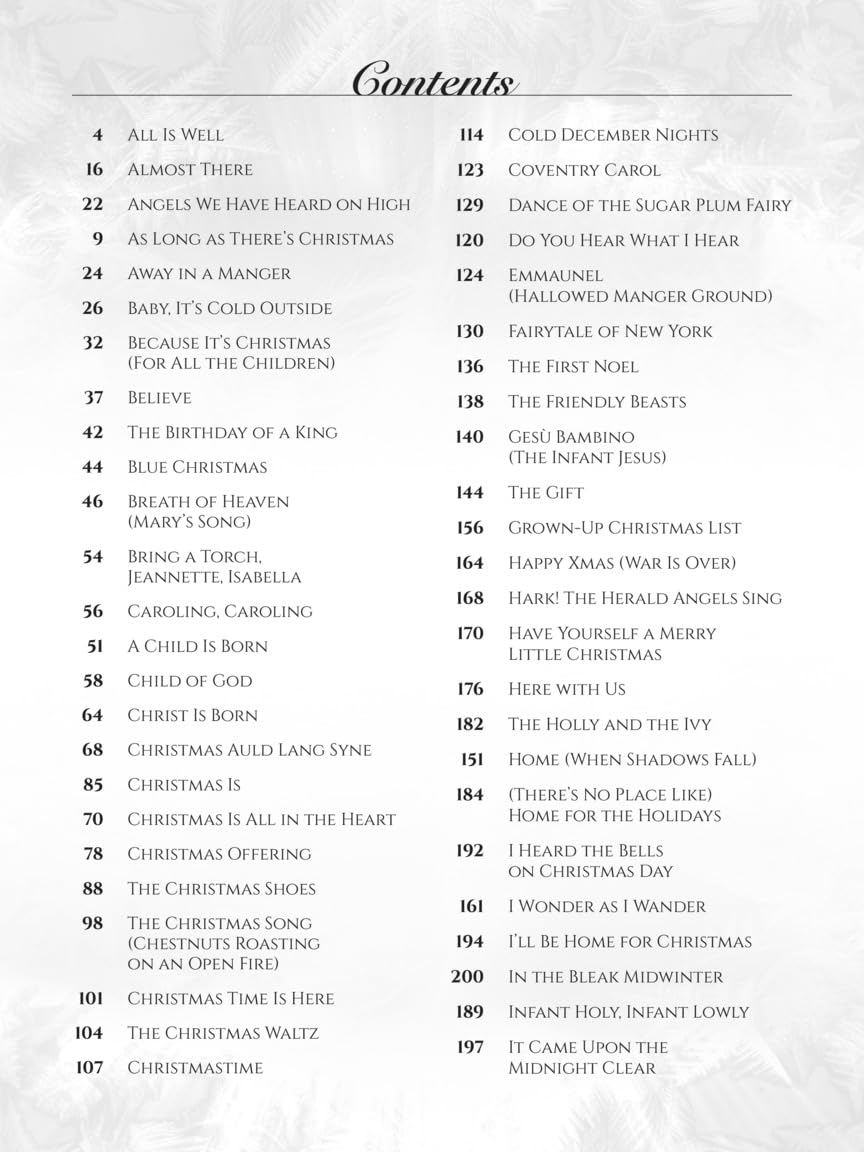 100 Most Beautiful Christmas Songs | Piano, Vocal, Guitar Sheet Music Songbook | Holiday Favorites and Carols for All Skill Levels | Easy Christmas Arrangements for Family and Choir Use - Image 3