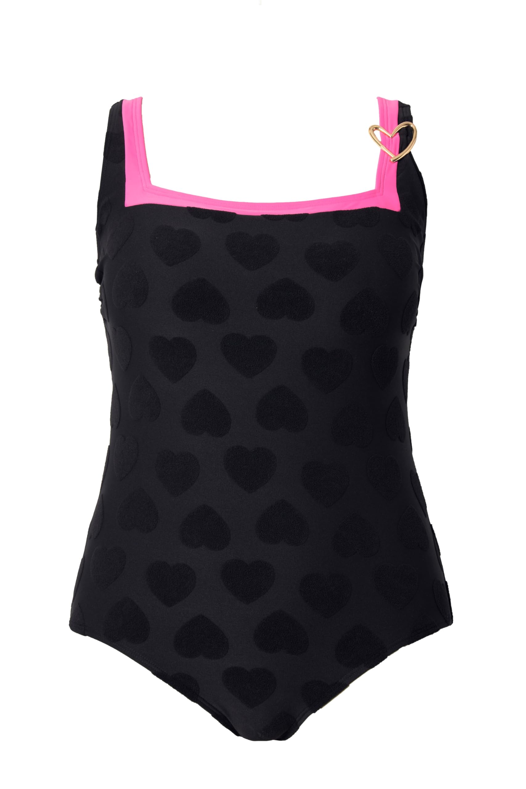 Ulla Popken Badeanzug Lisa, Herzstruktur Costume Intero Donna