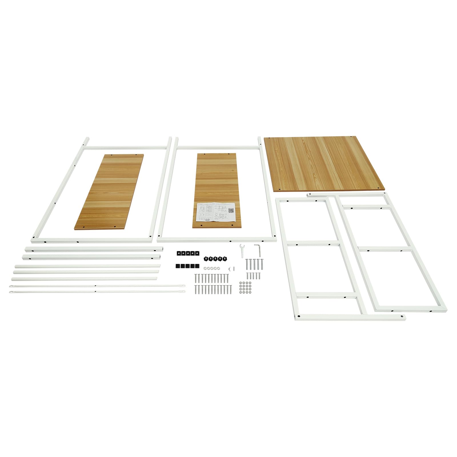 Waschmaschinenregal WC Regal über mit 3 Ablagen und Handtuchstange, Aufbewahrungsregal für Badezimmer und Waschküche, Weiß/Holzoptik, Tragkraft 10kg pro Ebene, 69 × 60 × 176,5 cm