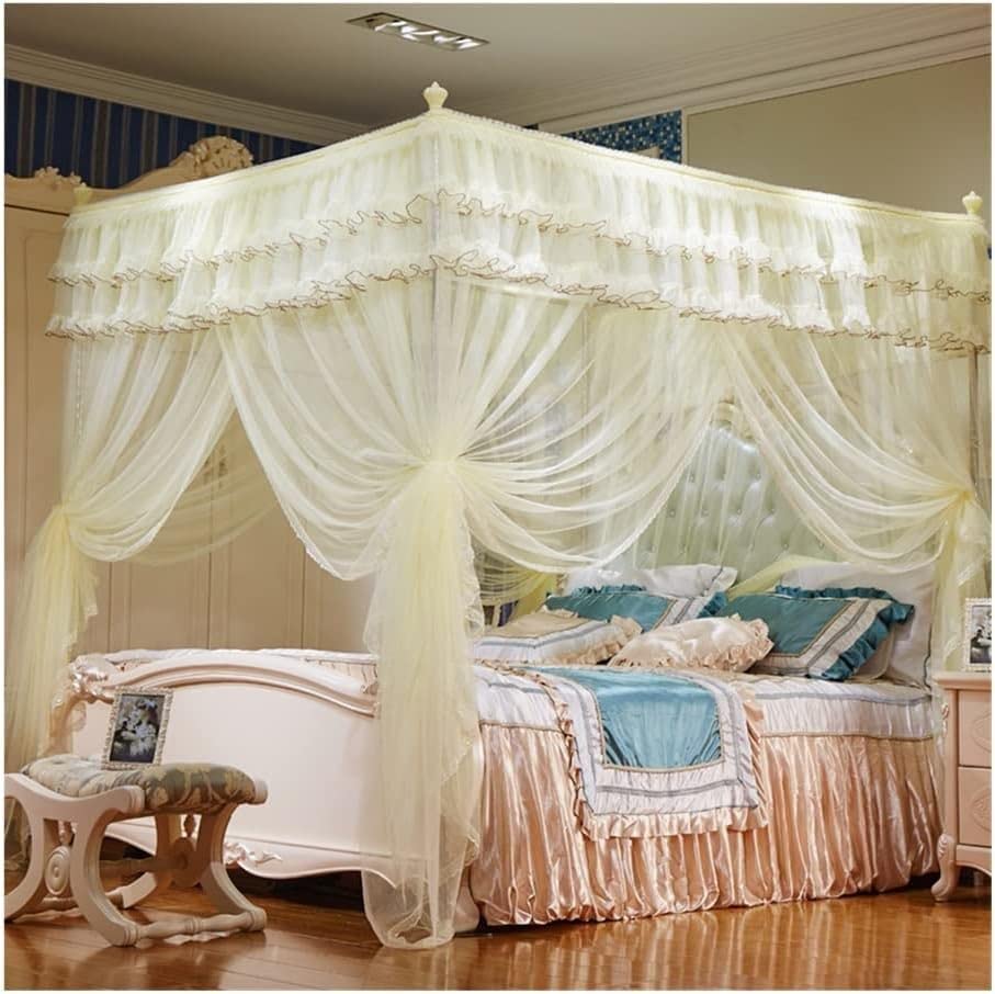 Ciel de lit princesse confortable et occultant pour créer une cabane de jeu féerique