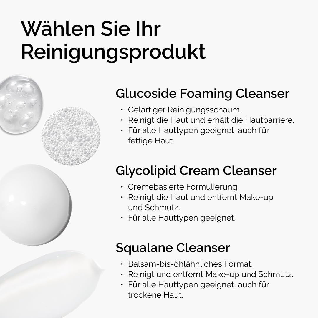 The Ordinary Squalane Cleanser, Feuchtigkeitsspendender Make-up-Entferner, unterstützt die Feuchtigkeitsbarriere, 150ml