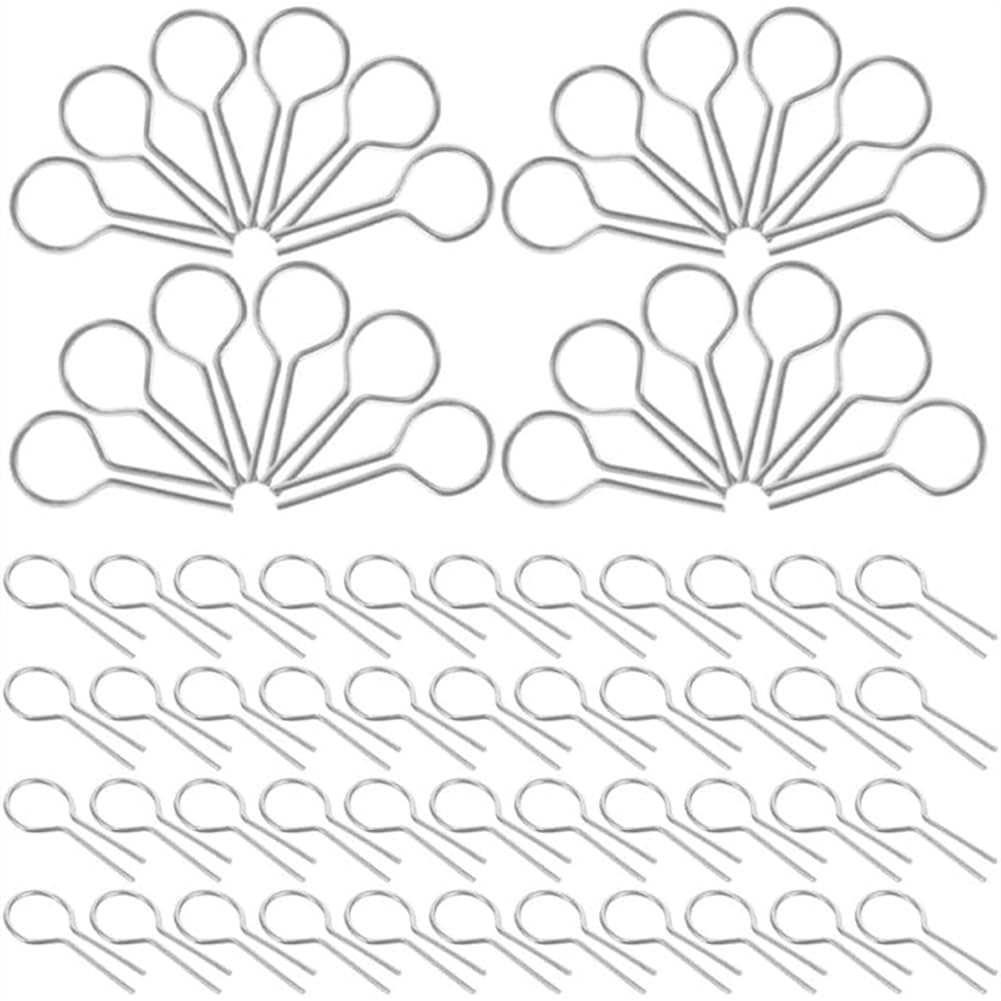 UDSKNV[KSL R-Shaped Nichrome Hanging Burning Hooks 200pcs High Temp Clay Hooks for Ceramic Fusing DIY Pendant Crafting Beads Temperature