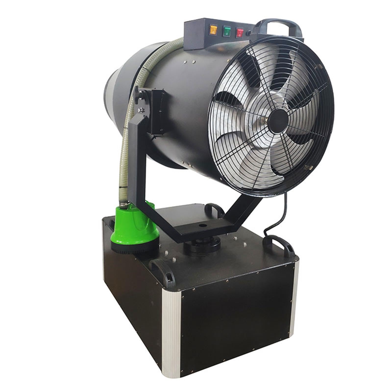 Shaking Head Jet Foam Machine 20 M²/Min Stage Foam Spray Machine 70L Tank Foam, Amount Adjustable, with Wheels, 40L/Min Jet Velocity, 110V 2500W Party Activities Wedding Bars Playground
