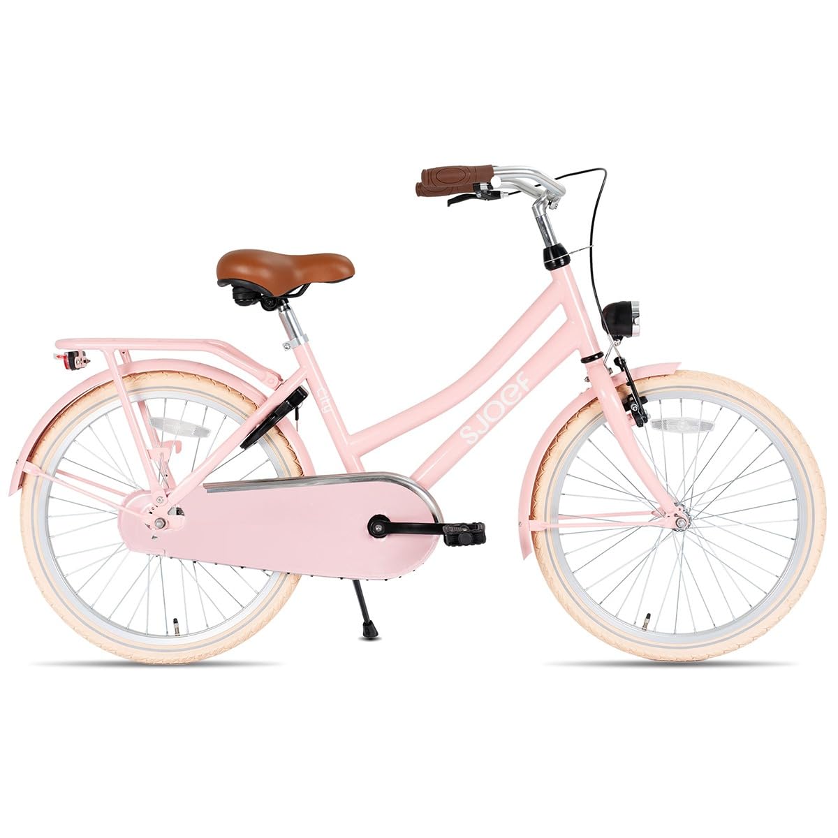 City Kinderfahrrad 24 Zoll | Ab 8-12 Jahren | Kinder Fahrrad für Mädchen/Jugend | EN4210 geprüft | V-Brake & Rücktrittbremse | Reflektoren & Schloss