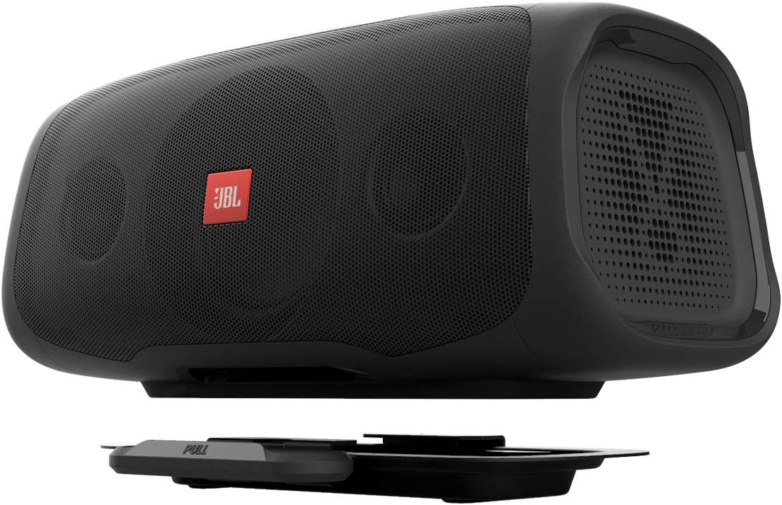 BassPro Go - in-Vehicle Powered subwoofer & Full-Range Portable Bluetooth Speaker,Black