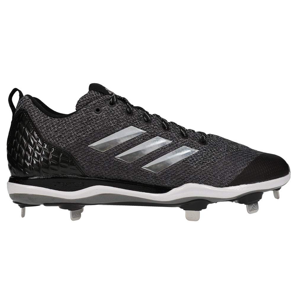 adidas Mens PowerAlley 5 TPU Baseball Baseball Sneakers Shoes Casual - Black