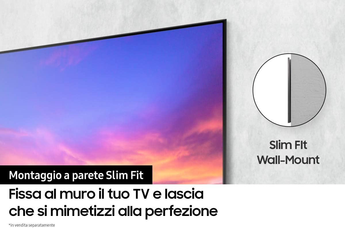Samsung TV UE65AU9070UXZT, Smart TV 65 Serie AU9000, Modello AU9070, Crystal UHD 4K, Alexa integrato, Nero, 2021, DVB-T2 [Efficienza energetica classe G]