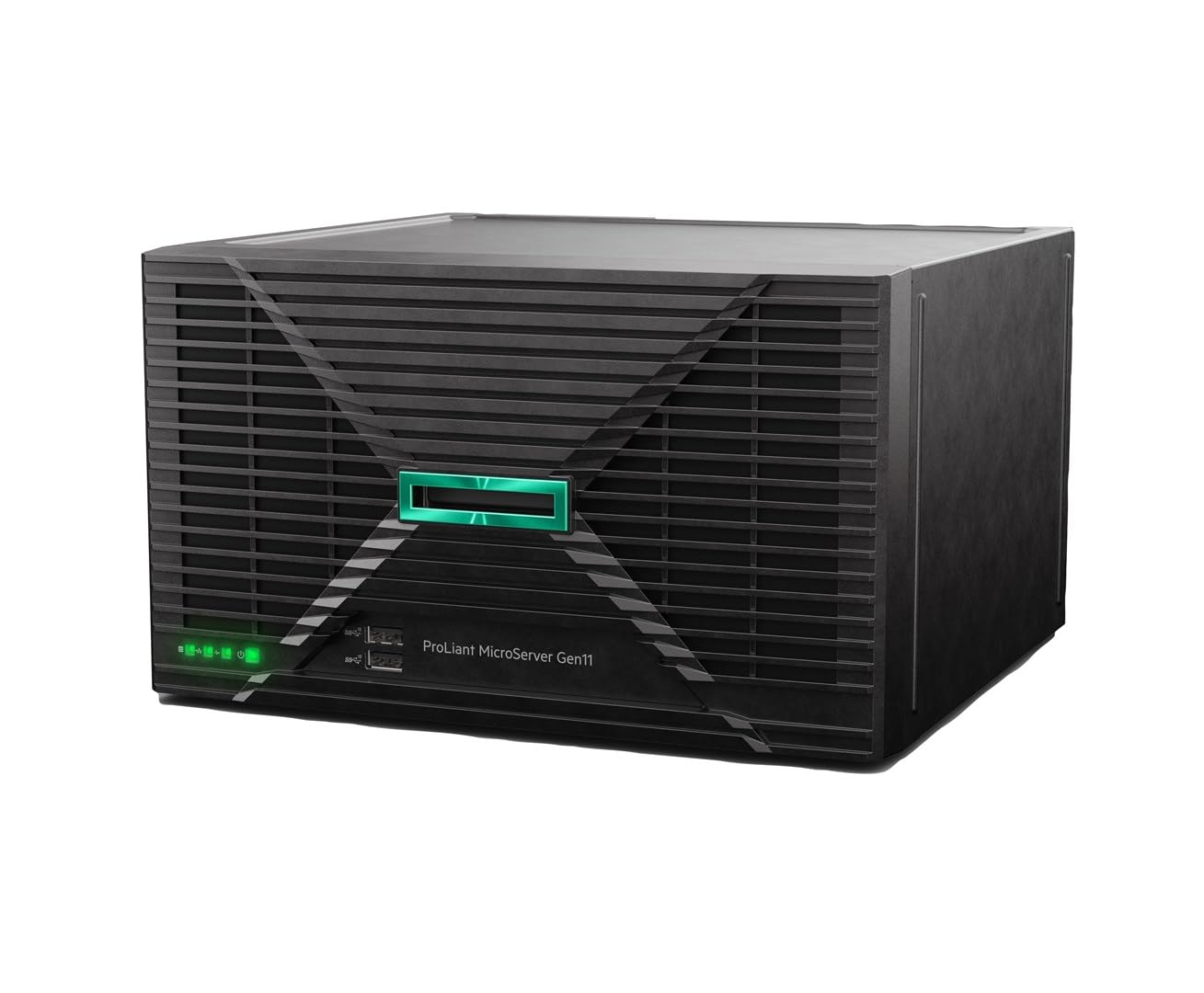 HEWLETT PACKARD ENTERPRISE HPE ProLiant MicroServer Gen11 serveur Ultra Micro Tower Intel Xeon E E-2414 2,6 GHz 16 Go DDR5-SDRAM 180 W — view 2