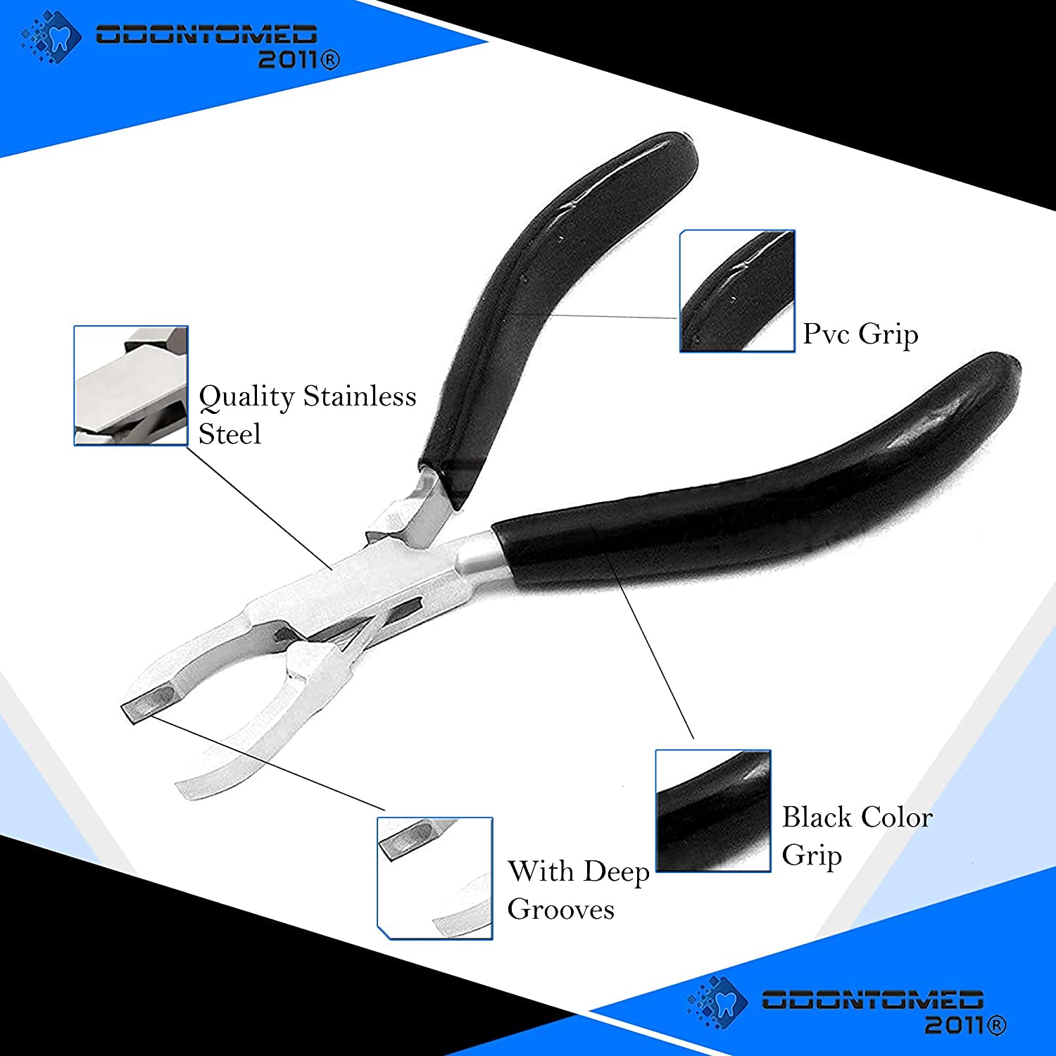 Zestaw do otwierania pierścieni i zamykania koralików – narzędzie do przekłuwania ciała z zamknięciem kulkowym tatuaż szczypce do otwierania i zamykania pierścienia ze stali nierdzewnej