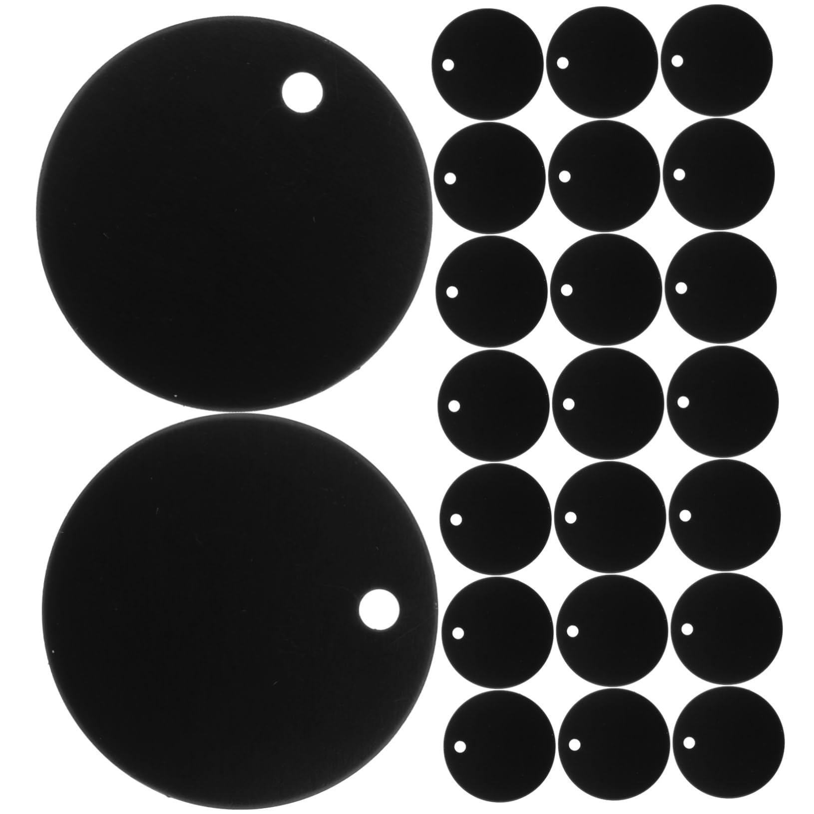 Médailles pour animaux contre la perte lot de 25 pièces en aluminium de 3,5cm