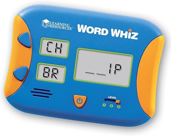 Learning Resources Word Whiz Electronic Flash Card, Letter Games for Kids, Word Recognition, Ages 5+