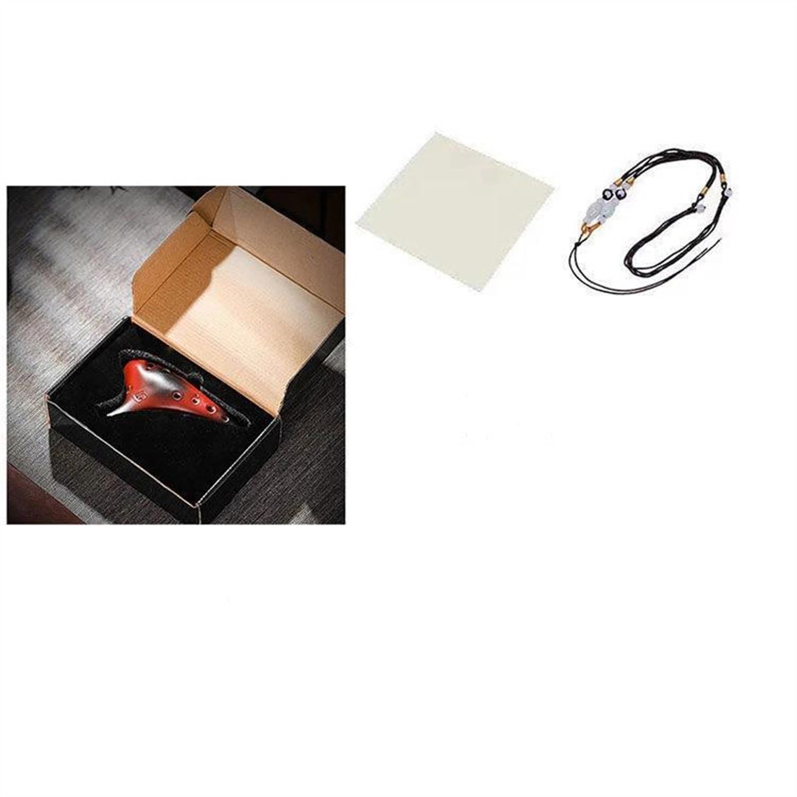 für Anfänger Okarina 12 Löcher Okarina, Handgefertigt Professionelle Keramik-Okarina-Flöte Anfänger Traditionelle Musikinstrumente (Color : SF)