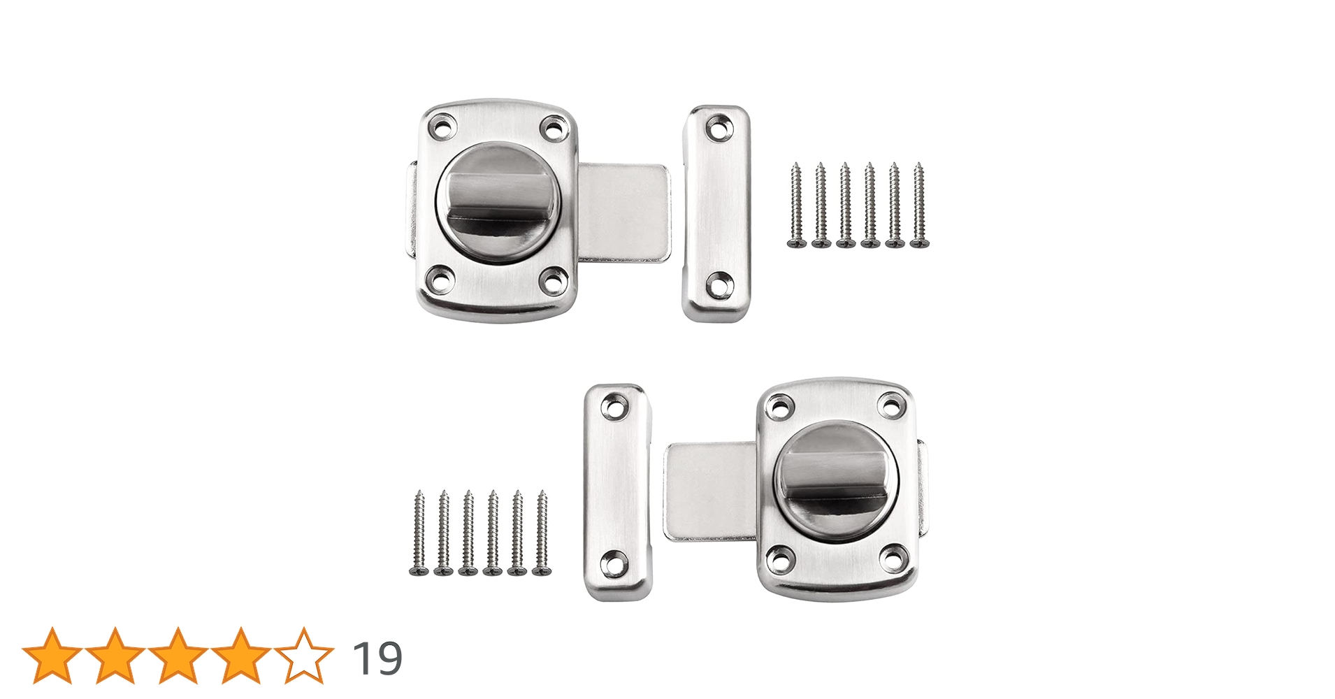 Amazon.co.jp: SeonFook 回転ボルトラッチ 盗難防止安全ドア