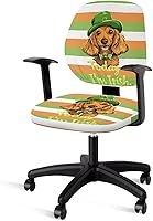 Vista 8 de Funda para silla de oficina con estampado de margaritas, fundas elásticas elásticas para silla de escritorio de oficina, funda suave para silla