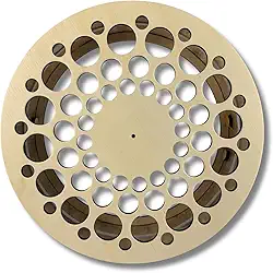 Carretilha de Madeira Crua 17 Polegadas Catracada Destravada Com Reforço Para Pipas