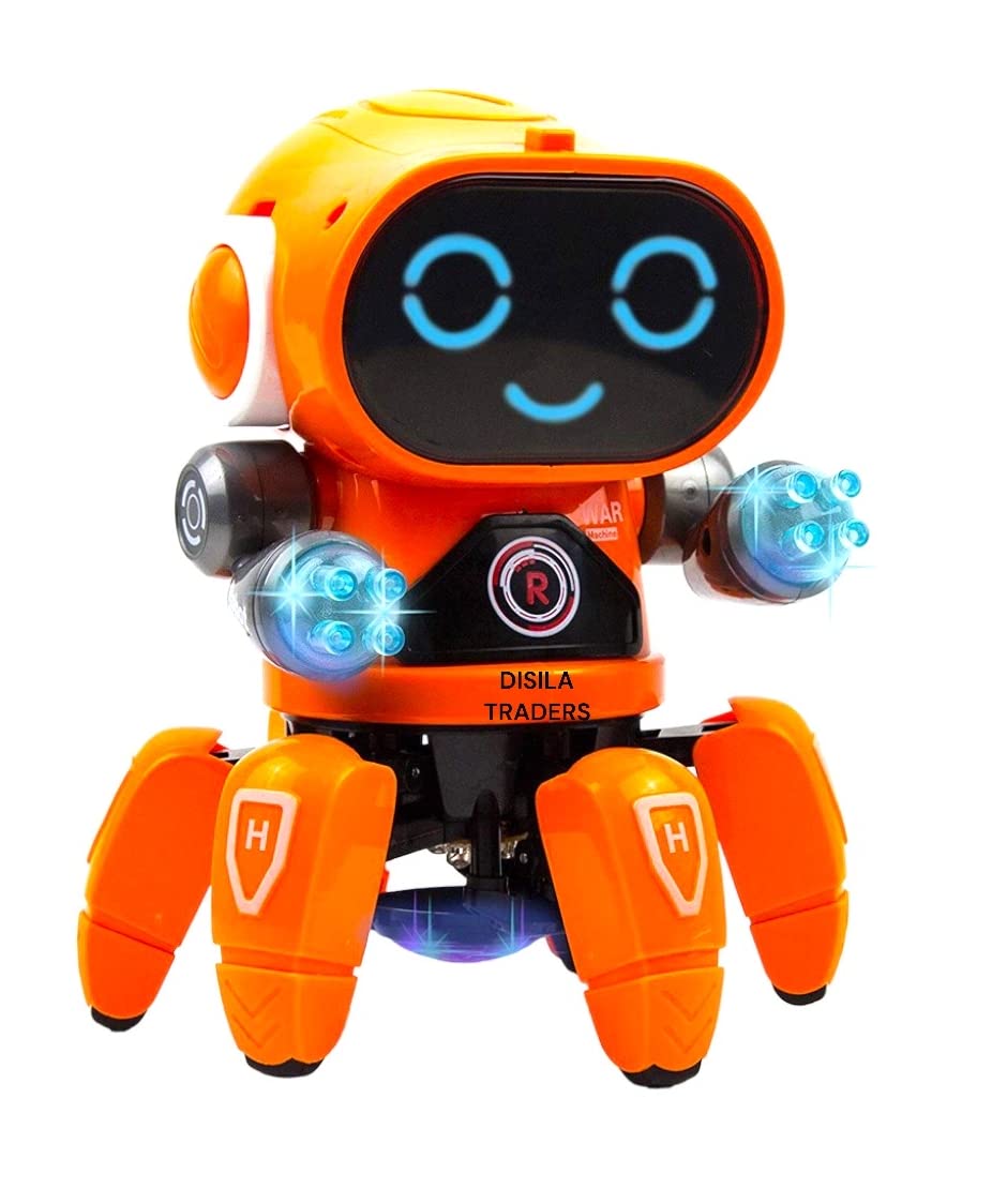 DISILA TRADERS Loving Robot Toy with Colorful LED Lights and Music Dancing Robot Toys for Kids (Random Colors - Pack of 1) (B0BFFYPNJD) Amazon Price History, Amazon Price Tracker