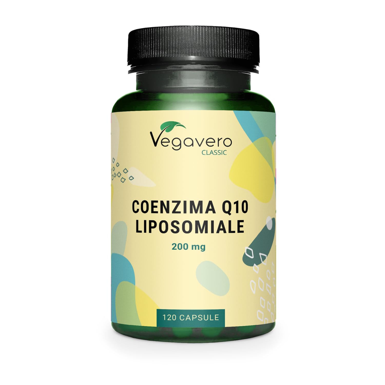 Coenzima Q10 200 mg | Tecnologia liposomiale ad alta biodisponibilità | Precursore dell'ubiquinolo | Potente antiossidante + antietà | Senza additivi e testato in laboratorio | Vegavero®