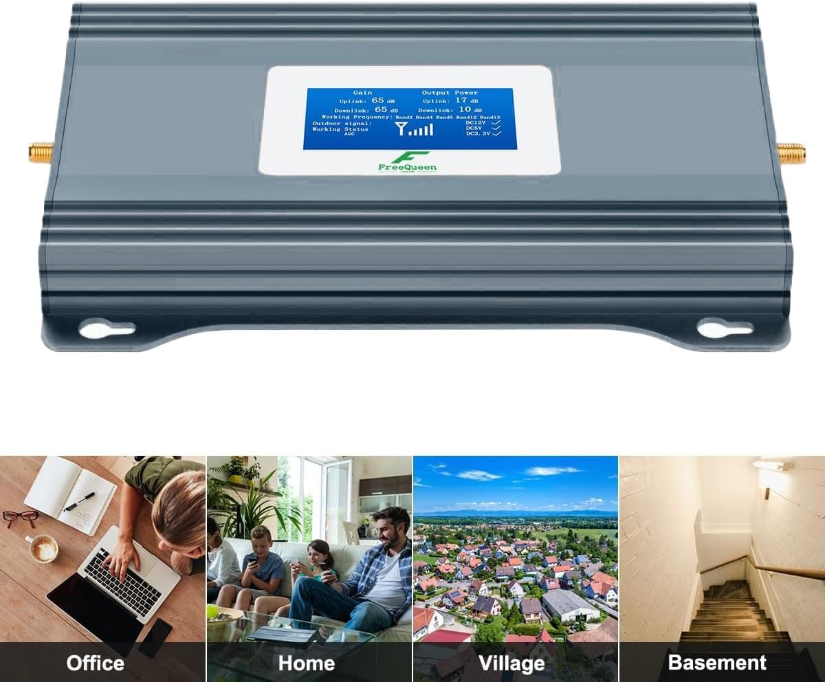 Amazon.com: Cell Phone Booster for Home Up to 3,500 Sq Ft | Boosts 5G & 4G LTE Cell Phone Signal Booster 65dB for All U.S. Carriers-Verizon, AT&T, T-Mobile & More | for Amazon.com: Cell Phone Booster for Home Up to 3,500 Sq Ft | Boosts 5G & 4G LTE Cell Phone Signal Booster 65dB for All U.S. Carriers-Verizon, AT&T, T-Mobile & More | for