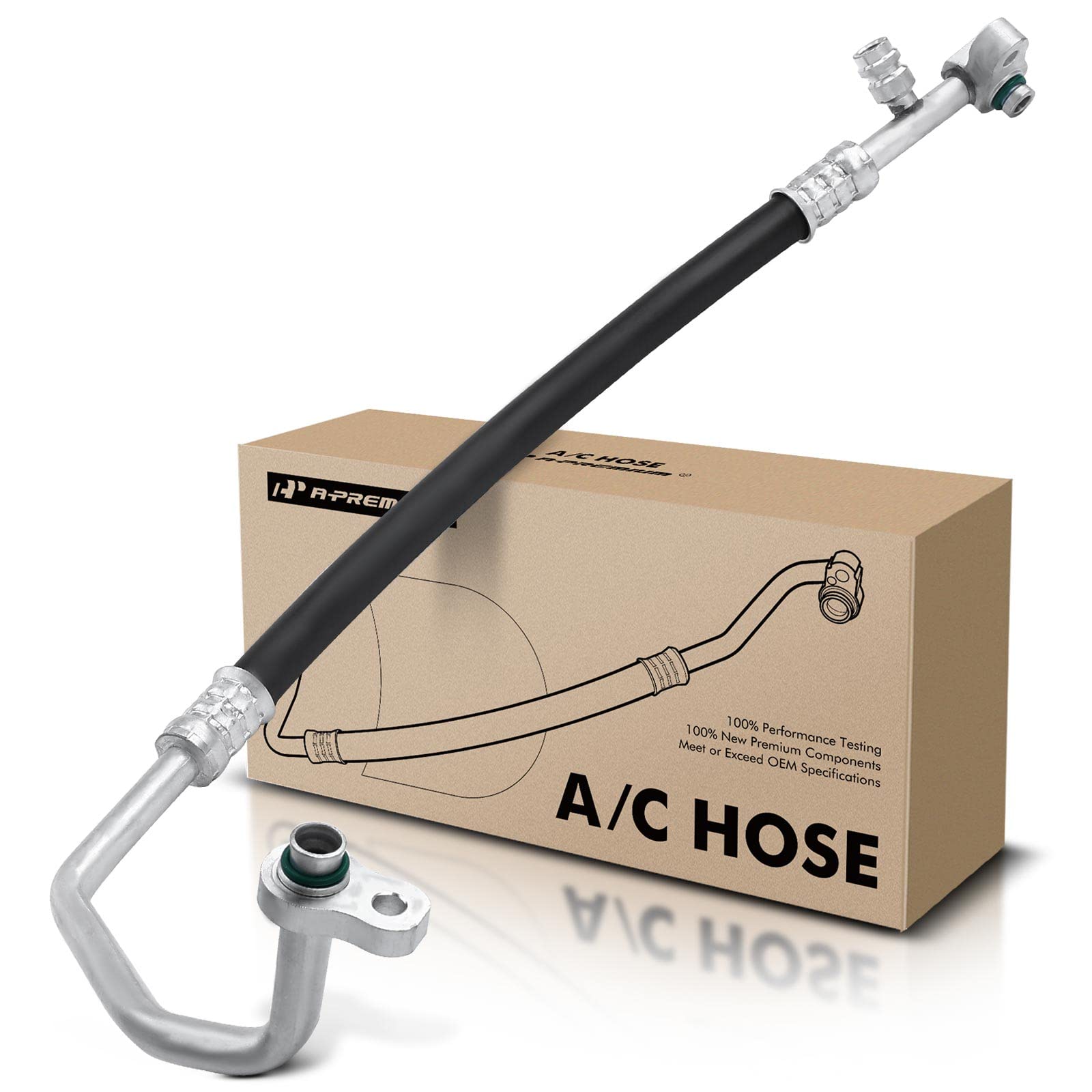 A-Premium A/C Discharge Line Hose Assembly Compatible with Hyundai Santa Fe 2004-2006 2.4L, Compressor to Condenser