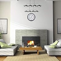 Vista 5 de Lirches - Termómetro para interiores y exteriores, higrómetro, termómetro de pared para exteriores, números grandes, termómetros decorativos