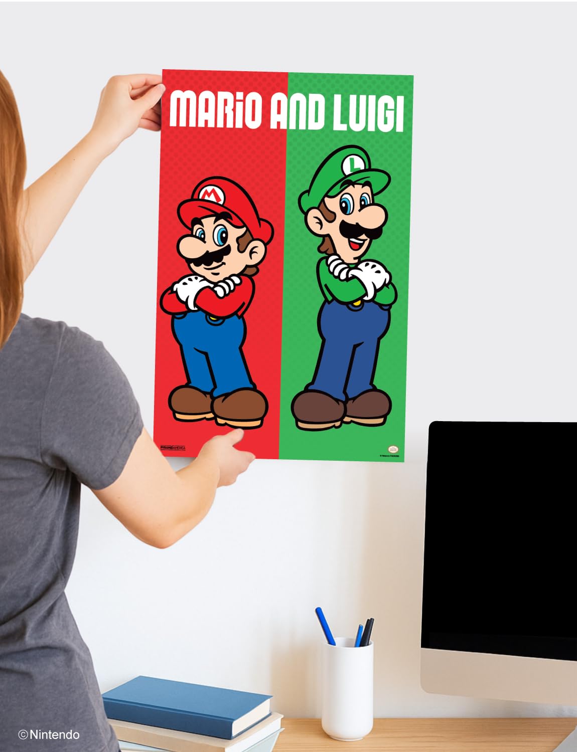 Amazon.co.jp: ピラミッドアメリカ スーパーマリオ ポスター - マリオ