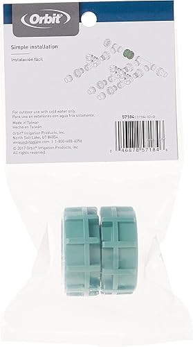 Miniatura 4 de Orbit Piezas giratorias de colector de válvula de doble unión, colector de rociadores - 57184 (5, 1 unidad (paquete de 5))