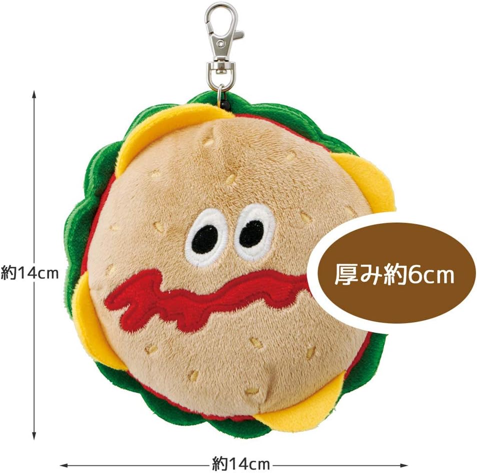 スケーター(Skater) パスケース リール付 ポーチ 定期入れ バーガーコンクス バーガー PASC1