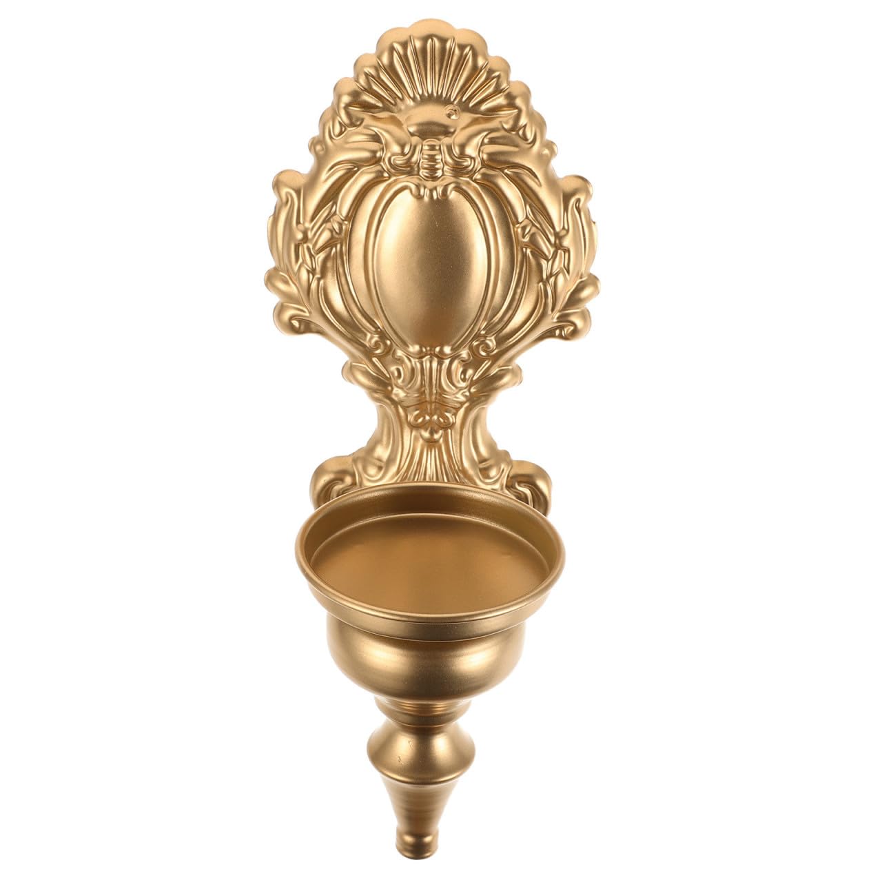 Candelabro de pared vintage de hierro dorado para iluminar con encanto tu dormitorio
