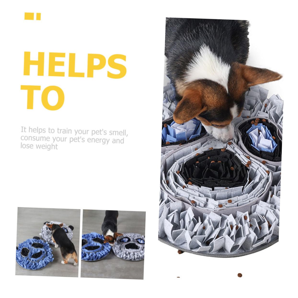 Haushalts Schnüffelmatte in Pandaform aus Filz Interaktives Hundespielzeug zum Energieverbrauch und Snackfinden Niedliches Haustierzubehör für Haushalt