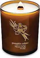 Vista 23 de Hemlock Park Vela de mecha de madera ámbar y dorada hecha a mano con cera de coco natural (estándar de 7.2 onzas, ámbar)