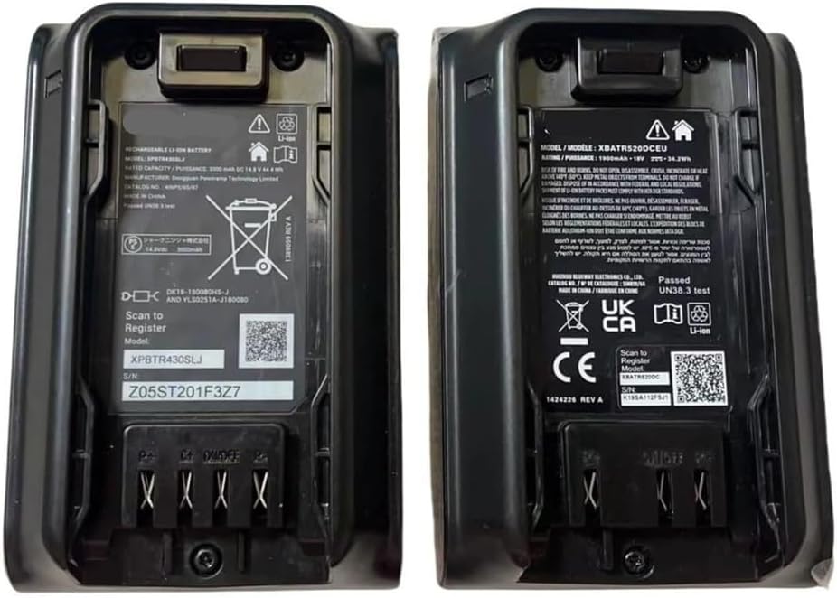 Rechargeable Vacuum Cleaner Battery，Compatible With Ninja XBATR520DCEU，XPBTR430SLJ，XBATR525DC - High-Capacity Long Lasting Replacement Battery For Powerful Cleaning