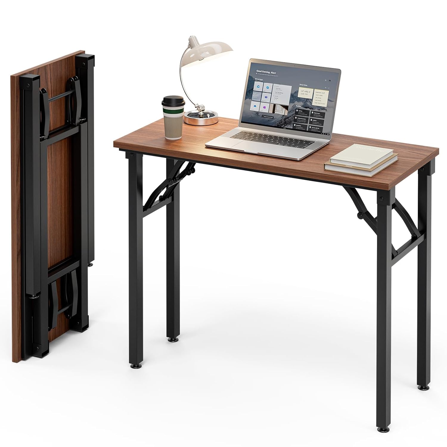 Frylr Small Folding Computer Desk Portable 35 8 Inch Foldable Laptop Table Collapsible and Compact for Easy Storage