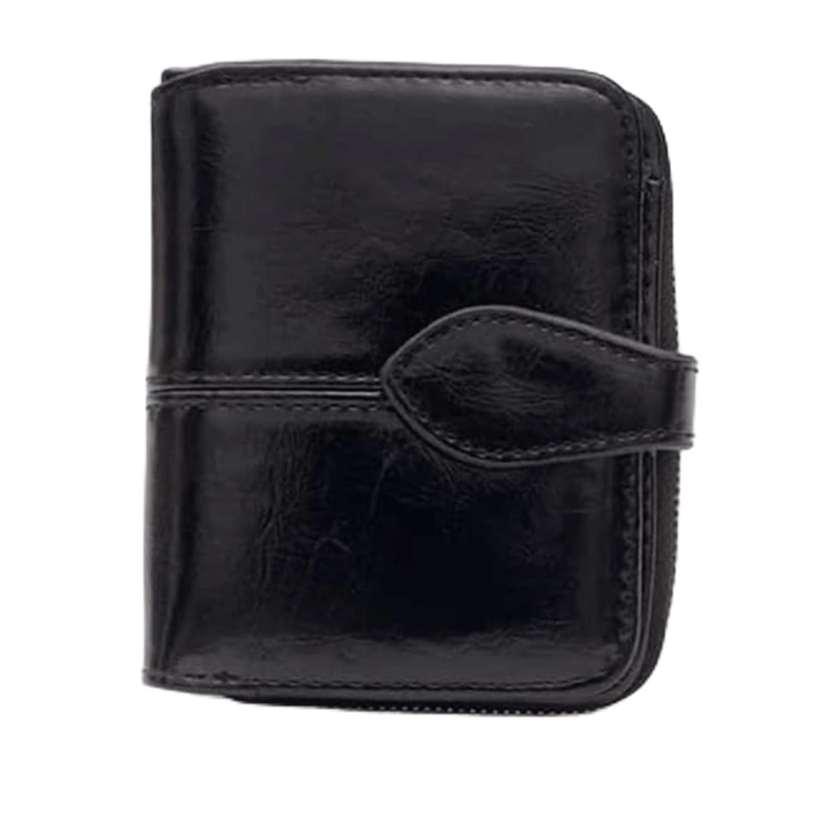 Portefeuille de taille compacte porte-carte grande capacité et mini porte-monnaie zippé