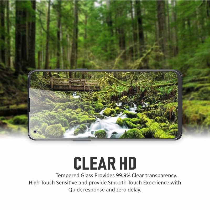 Image of TitanGuard Tempered Glass Screen Protector Guard Film for OnePlus Nord CE 4 Lite (6.67 Inch)- 9H Hardness, Military Grade, Anti-Static, Easy Installation Kit - 1 PACK