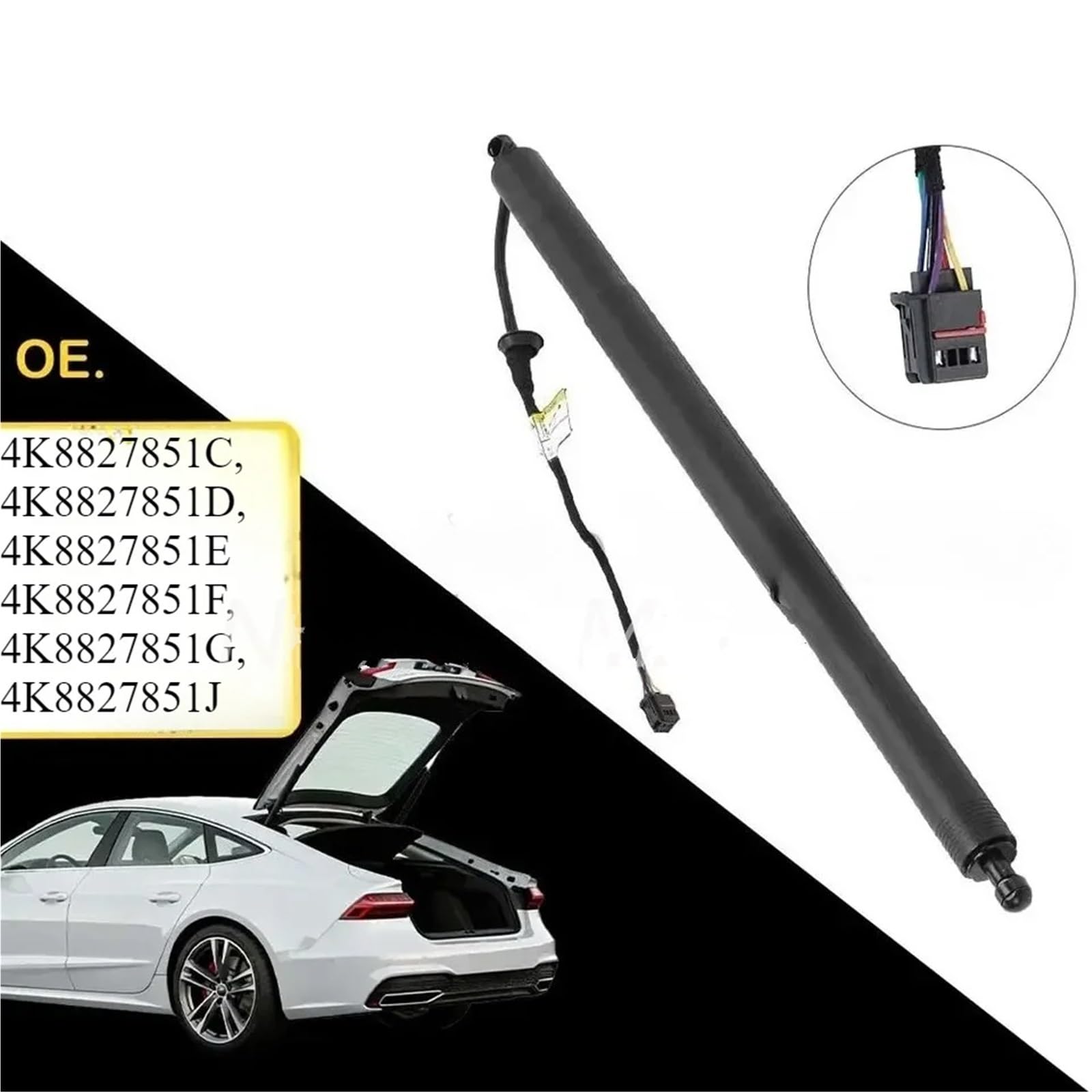 Puntal Eléctrico Puerta Trasera Coche Accesorios Repuesto 4K8827851 Compatible Con A7 Para Sportback C8 II Gen 2019-2024 amortiguador portón vehículo | 2 pcs
