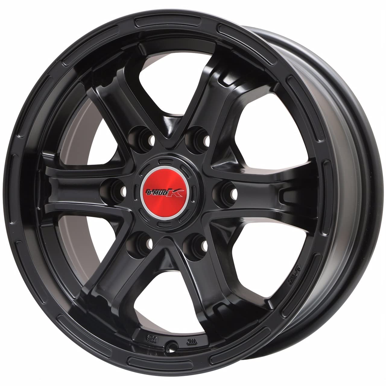 Amazon.co.jp: B-MUD K 15x6.0J 6H/139.7 +33 マットブラック